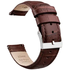 Ritche Dark Brown Alligator Leather Watch Band